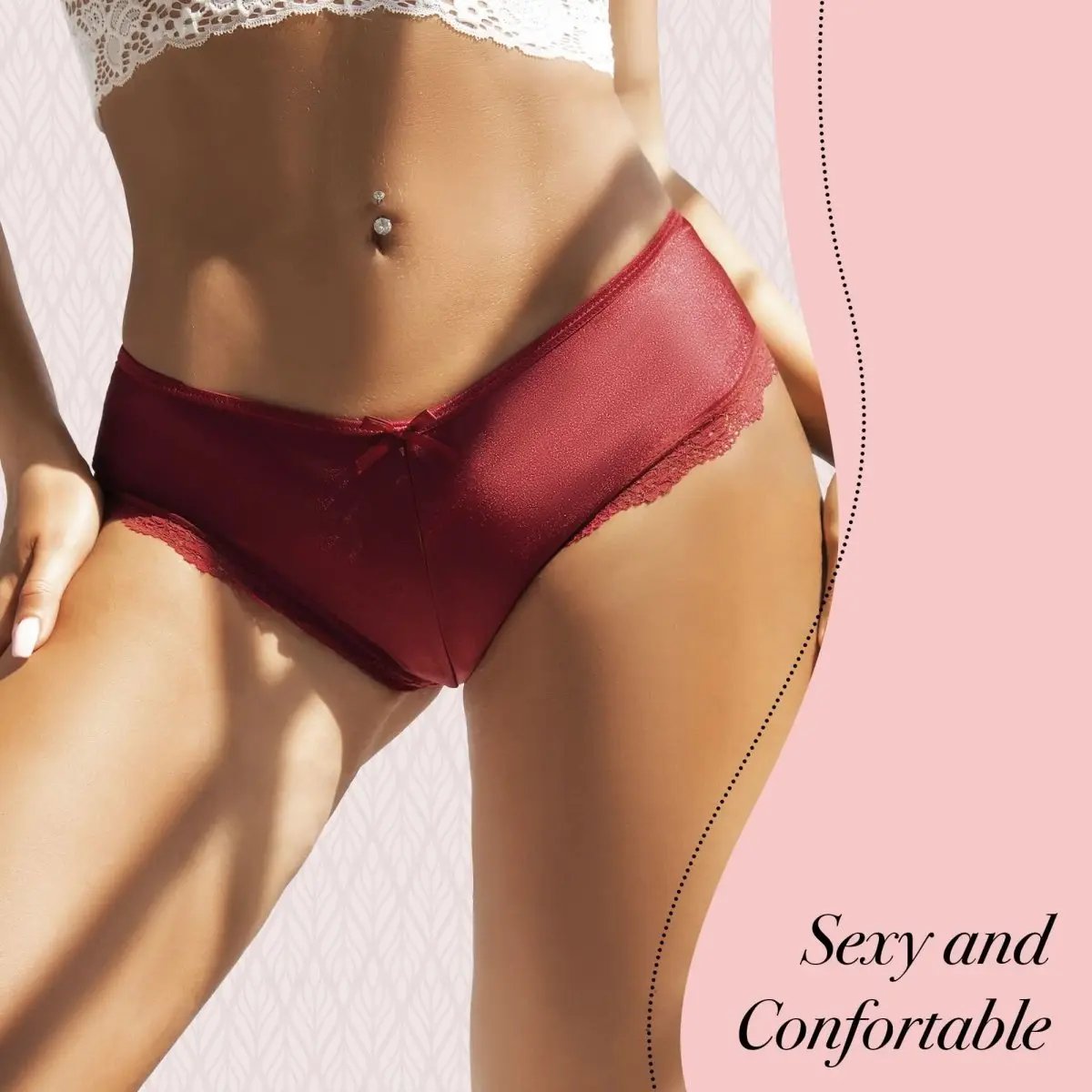 Love Salve Women's Cross Lace Underwear - Love Salve